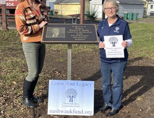 Keewatin receives grant from Nashwauk Area Community Fund for log cabin in city park