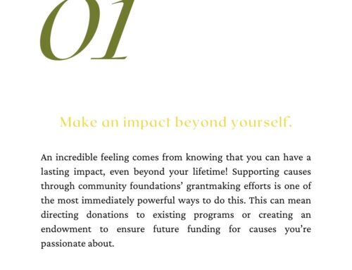 Make an impact beyond yourself